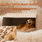 Cozy Dog Beds Indoor Pet House With Soft Mat Dog Cushion Sleeping Comfortable Cat Bed for Small Medium Dogs
