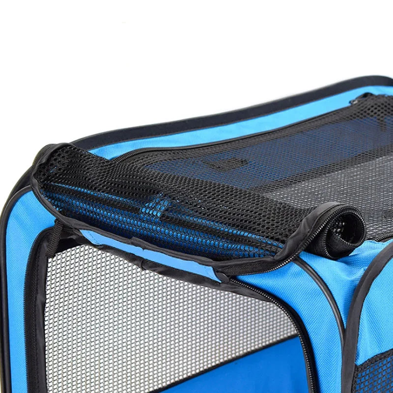 Outdoor Pet Cage Travel Accessories for Dogs Cats Carriers 600D Oxford Foldable Portable Pet Manufacturer Tent Kennel With Mat