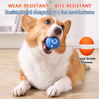 Interactive Electronic Dog & Cat Toy Ball-Smart Moving Automatic Jump & Roll Eco-Friendly Silicone Fashion & Luxury Style