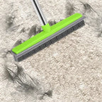 Adjustable Pet Hair Broom Stainless Steel Floor Brush Carpet Dog Hair Remover Broom Household Dog Cleaning Squeegee Long Handle