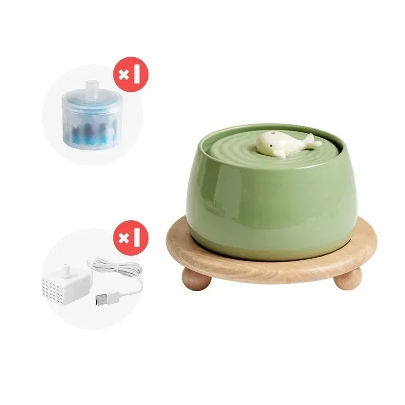 Ceramic Extra Wide Elevated Cat Food Bowl Ceramic Cat Bowls for Food and Water Wide Shallow Cat Food Dish Great Height