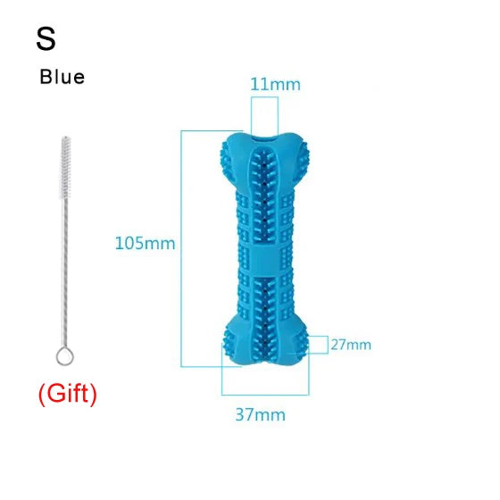 Dog Chew Toy Toothbrush Rubber Puppy Molar Tooth Stick Pet Toys Teeth Cleaning Dog Training Toys for Small Medium Dogs