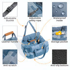 Custom Travel Bolster Dog Car Seat with Safety Buckle Luxury Dog Beds Pet Car Seat Dog Accessories Pet Beds