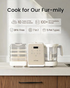 EU Plug Pet Treats Maker 10 Types of Homemade Fresh Treats & Foods for Dogs Cats & Small Pet Feeder DIY Pet Cooking Feeder