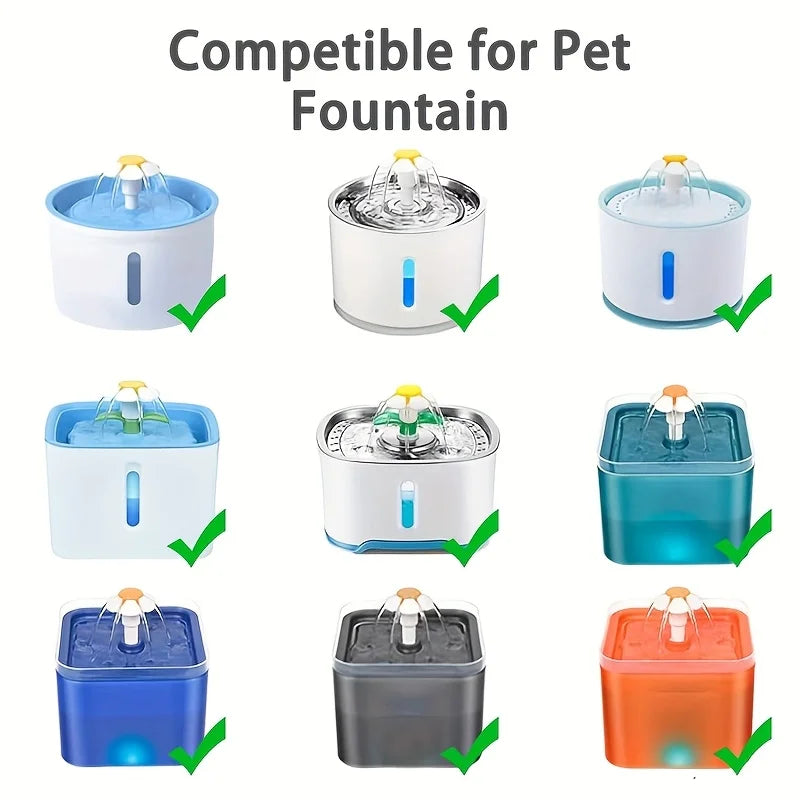 Automatic Cat Water Fountain Foam Filter Sponge Cat Fountain Filter Pet Fountain Filter Replacement Foam