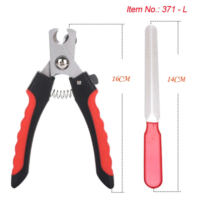 Professional Stainless Steel Pet Nail Trimmer Labor-Saving Convenient Dog Grooming Tool Essential Pet Supplies
