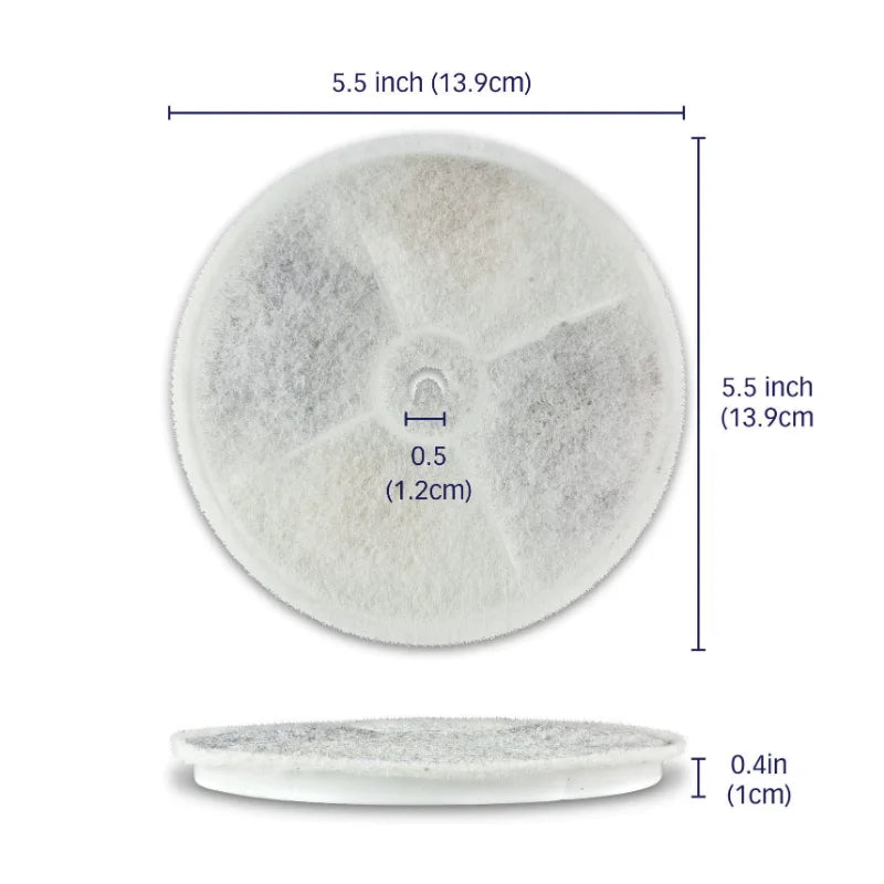 Cat Water Fountain Replacement Filters Units Compatible with PETKIT EVERSWEET 2S,3/3Pro,Solos with Quadruple Filtration System