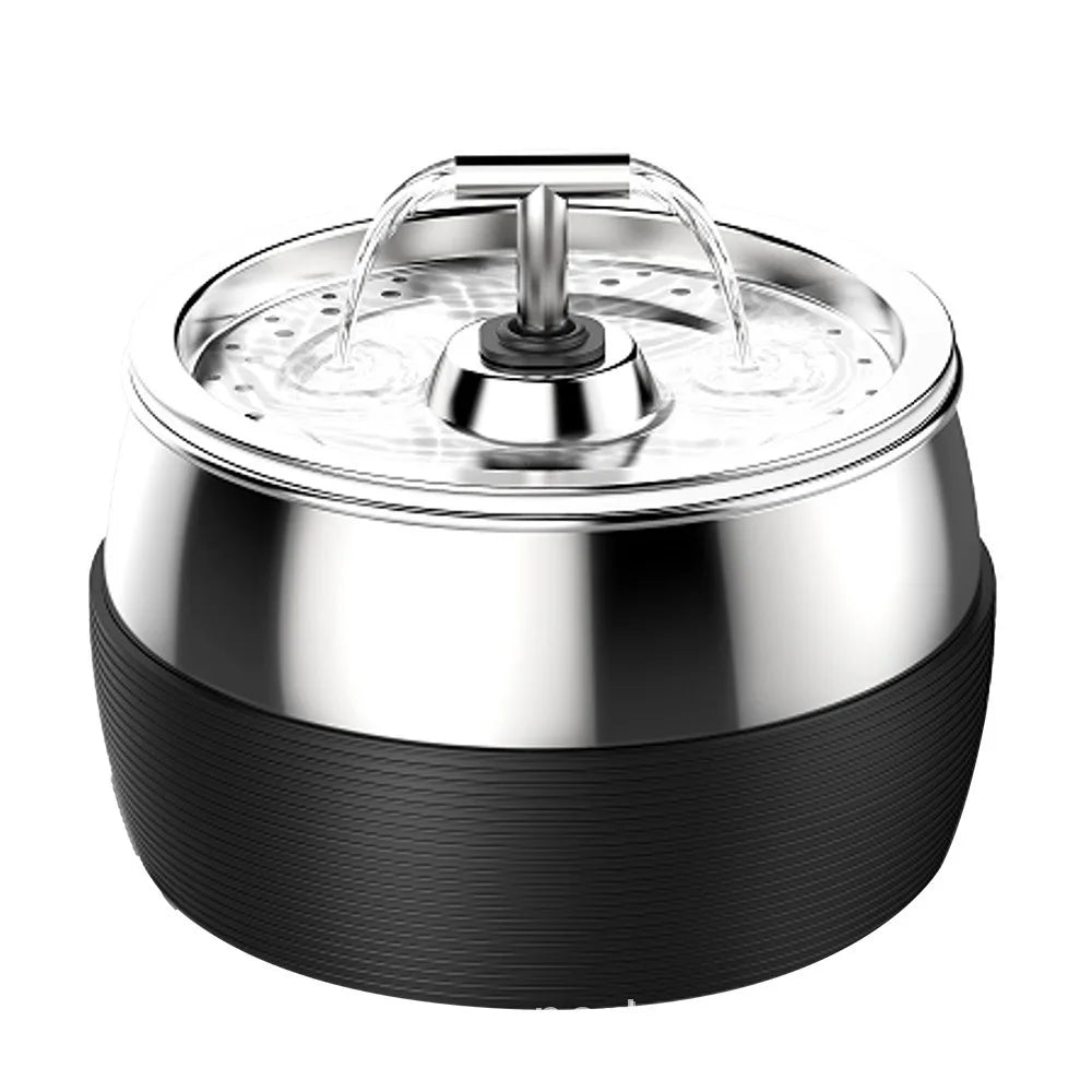 Hot Selling Custom 3.2/4L Stainless Steel Pet Water Dispenser with Water Level Wholesale Cat Water Fountain Manufacturer OEM ODM