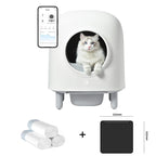 Petree Smart Cat Litter Box Automatic Self-cleaning cat Toilet Litter Box WIFI Remote Control Pet Tray Detachable Cat Toilet