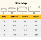 Eco-Friendly Calming Dog Bed Mat for Sofa Protector Removable Washable Cover Anti-Slip Summer Use Large/Medium/Small Dogs & Cats