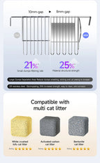 Lowest Price APP Control Intelligent Smart Self Cleaning Litter Box for Cats Automatic Cat Toilet Litter Box Customized LOGO