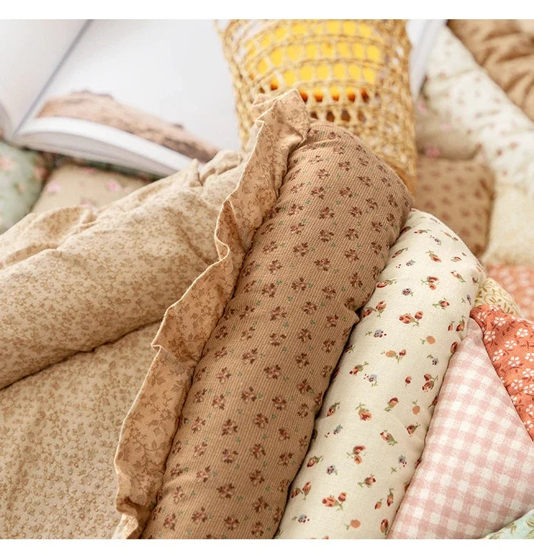 Ethnic Style Bohemian Decoration Stitching Cushion Home Cat Sofa Dog Cushion Bay Window Non-slip Mat Dog Sofa Covers