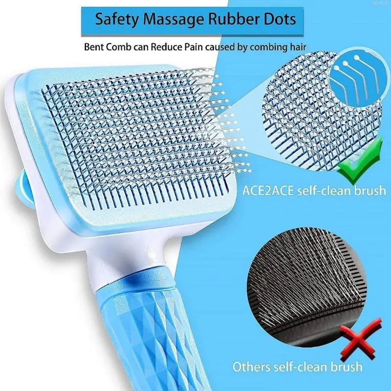 Dog Hair Remover Brush Cat Dog Brush Grooming Comb for Long Hair Pet Remover Brush Pet Manufacturer Wholesale FBA Dog Products