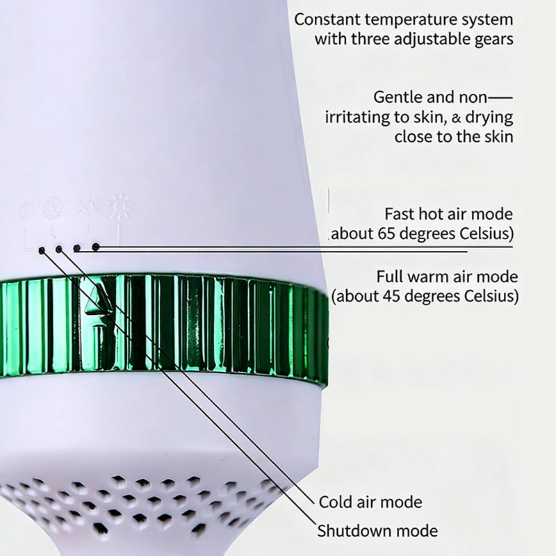 Portable Pet Hair Dryer Comb Dog Brush Durable Safe Gentle Hand Dryers with Protection for Cats Dog Blower Cat Hair Remover
