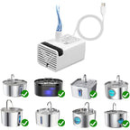 Upgraded LDE Light Pump for Cat Water Fountain 135oz/4L & 74oz/2.2L Quiet USB Powered Pet Water Dispenser Replacement Pump