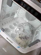 72L Smart Dog Hair Dryer for Cat Quiet Automatic Pet Dryer Box Smart Temperature Control 360 Degree Cat Drying Box for Cat Puppy