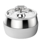 Hot Selling Custom 3.2/4L Stainless Steel Pet Water Dispenser with Water Level Wholesale Cat Water Fountain Manufacturer OEM ODM