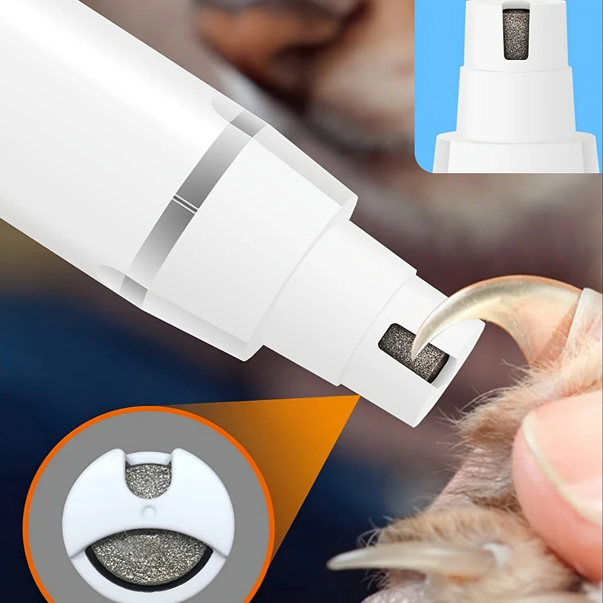 4 in 1 Foldable Simple Cordless Pet Grooming Kit Rechargeable Portable Dog Cat Hair Clipper Set Pet Nail Grinder