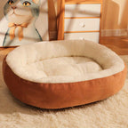 All-Season Medium Size Soft PP Oval Nest Design Bed for Pets Modern Style Cozy Dog & Cat Sofa for Small to Large Breeds