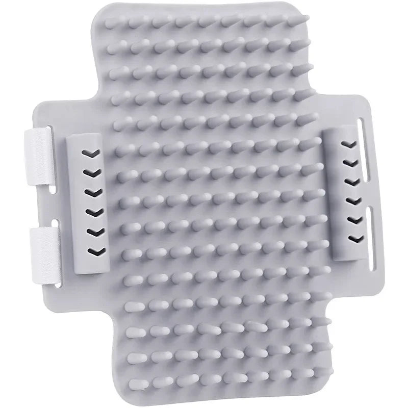 Cat Desk Corner Comb Kitten Scrubbing Cat Hair Remover Brush with Straps Pet Dog Cleaning Cats Scratcher Pet Grooming Brush