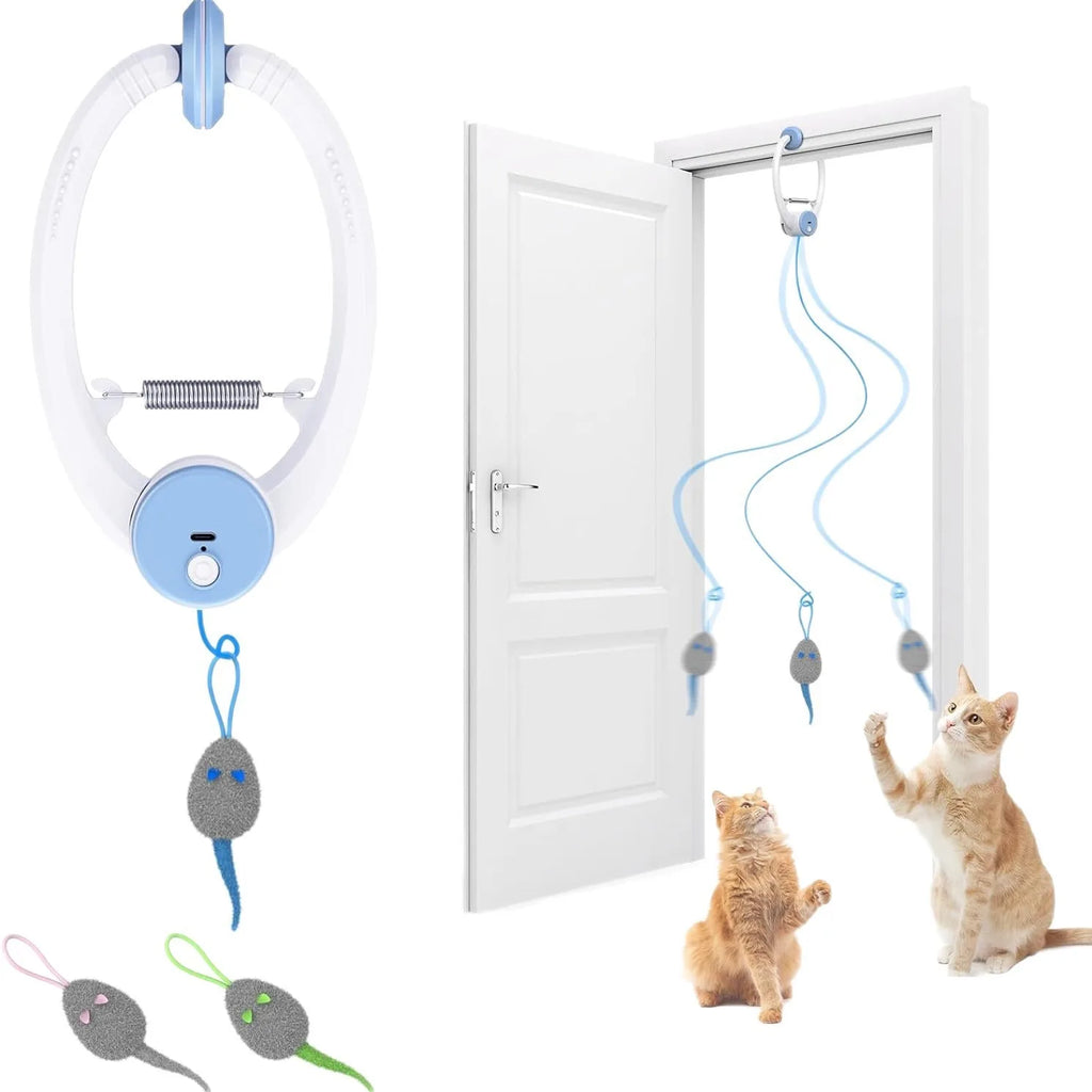 2026 New Interactive Cat Toys Indoor Remote Control Automatic Electric Cat Toy Best Kitten Adult Cat Hanging Exercise Toys Cat