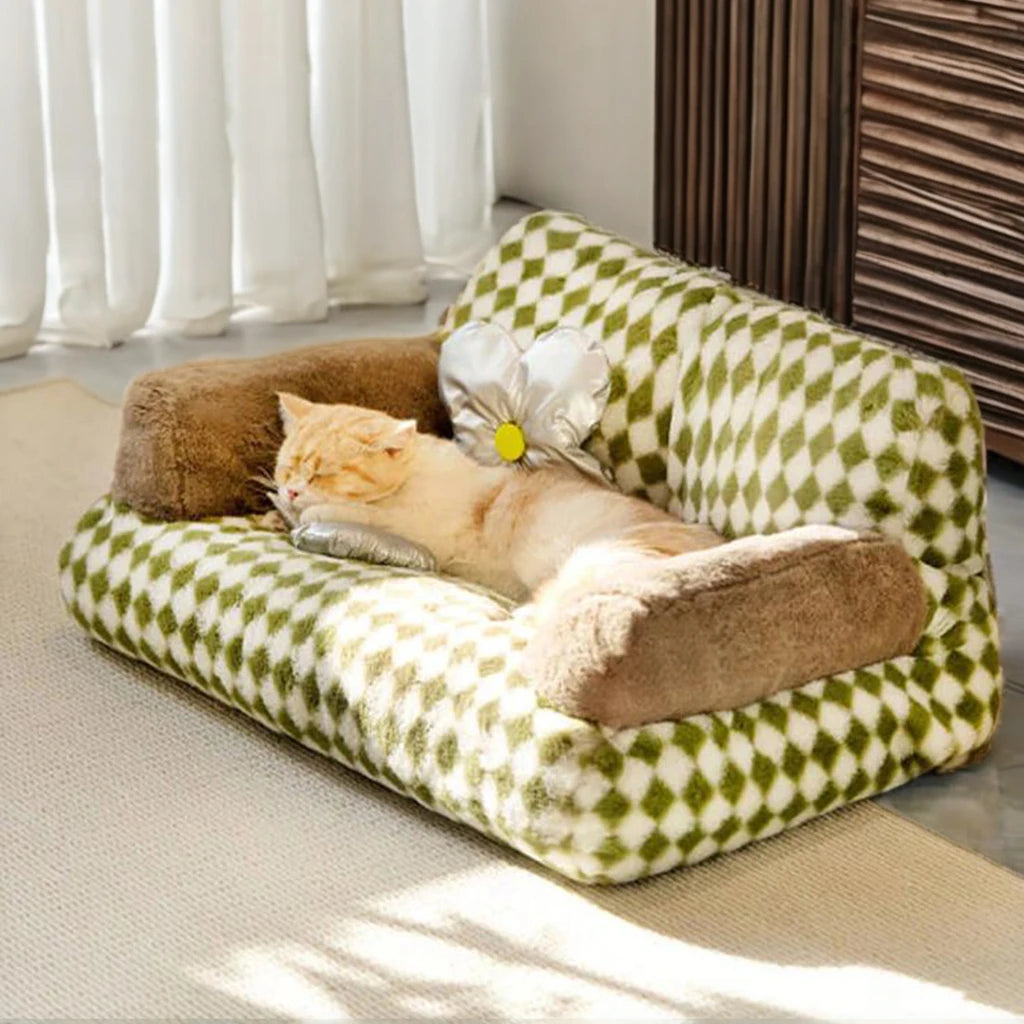 Custom LOGO Comfortable Disassembled Dog Bed & Cat Sofa Modern Style Pet Supplies for Cat Puppy & Dog