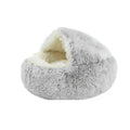 40CM Warm Cat Bed Mat Long Plush House Sofa Soft Sleeping Pet Basket for Dogs Bed Cats Nest Pet Bed Cushion Support Dropshipping
