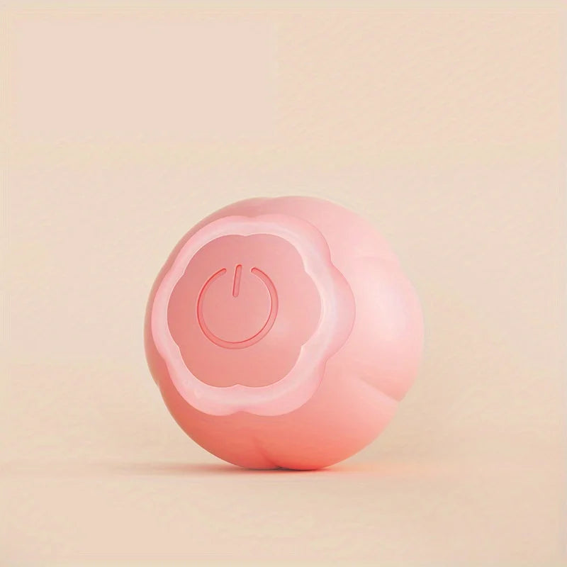 Smart Indoor Electric Cat Ball Toy Automatic Rolling Interactive Plastic Pet Accessory for Kitties