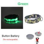 USB Rechargeable Dog Collar Light Luminous Flashing Glowing Bright Nylon Electronic Pet Reflective LED Dog Collar Night Safety