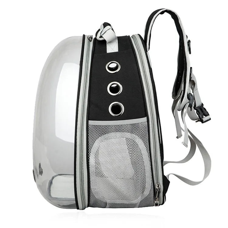 Wholesale Cat Backpack Pet Carriers Collapsible Cats Shoulder Bag Ventilate Transparent Foldable Carries Travel Cat Bed