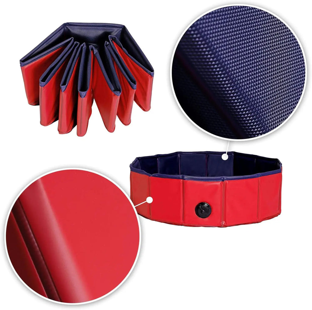 Foldable PVC Dog Swimming Pool Indoors and Outdoors Pet Water Pon Bathtub for Grooming Foldable Dog Products