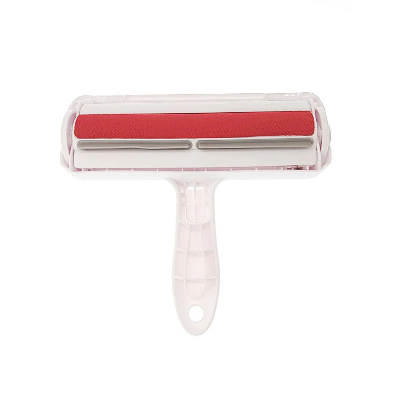 Pet Hair Remover Roller 2-Way Removing Dog Cat Hair From Furniture Self-cleaning Lint Pet Hair Remover One Hand Operated