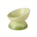 Stylish Red Ceramic Cat Bowl Pet Feeding Bowls Elevate Dining for Dogs & Cats Reduces Neck Strain & Enhances Digestion