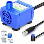 Pet Water Pump LED Light Indicator Replacement for Cat Water Fountains Ultra-Efficient Quiet Operation Pet Water Dispenser Pump