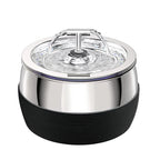 3L Stainless Steel Cat Water Fountain Pet Water Fountain Ultra-Quiet Pump Drinking Fountain Dispenser Pet Supplies