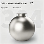 Custom LOGO 285ml Portable Dog Water Bottle Outdoor Pet Water Dispenser Dog Water Bottle Foldable Stainless Steel OEM ODM