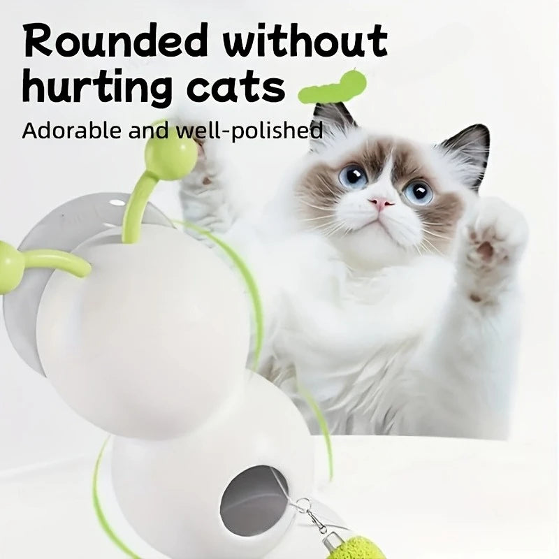 Interactive Cat Toy with Feather Tail USB Rechargeable Smart Sensor High-End Design for All Breeds