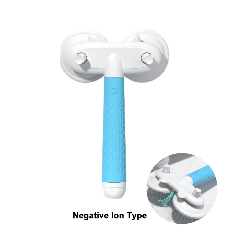 Pet Cat Brush Dog Slicker Brush Double-headed Negative Ion One-button Self Cleaning Pet Brush