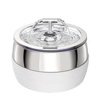 3L Stainless Steel Cat Water Fountain Pet Water Fountain Ultra-Quiet Pump Drinking Fountain Dispenser Pet Supplies
