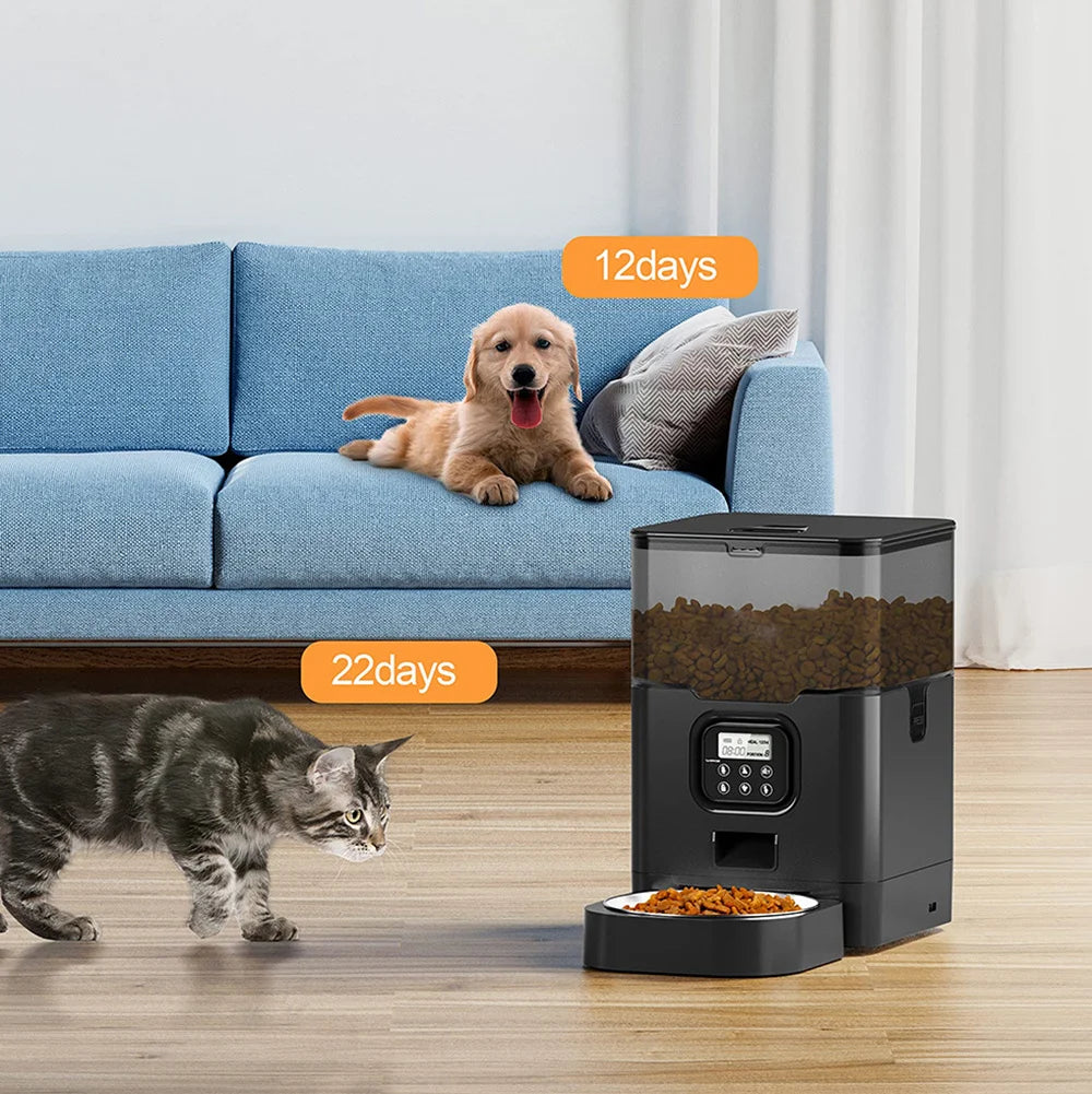 4L Automatic Dog Feeder APP Smart Pet Feeder Slow Pet Food Dispenser WIFI Time Seting OEM Auto Pet Feeder Dog Products
