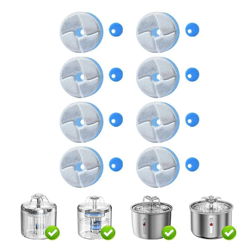 Cat Water Fountain Replacement Filters Activated Circle Fountain Carbon Filter for Hot Sale Fountain Professional Manufacturer
