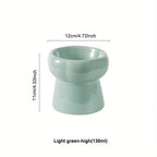 Elevated Ceramic Pet Bowls Keep Your Dog or Cat Hydrated and Well-Fed Neck Protection Cat Food Bowls