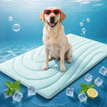 Custom Dog Cooling Mat for Dogs Self-Cooling Dog Bed with Arc-Chill Technology Non-Slip Washable Pet Pad for Small & Medium Dogs