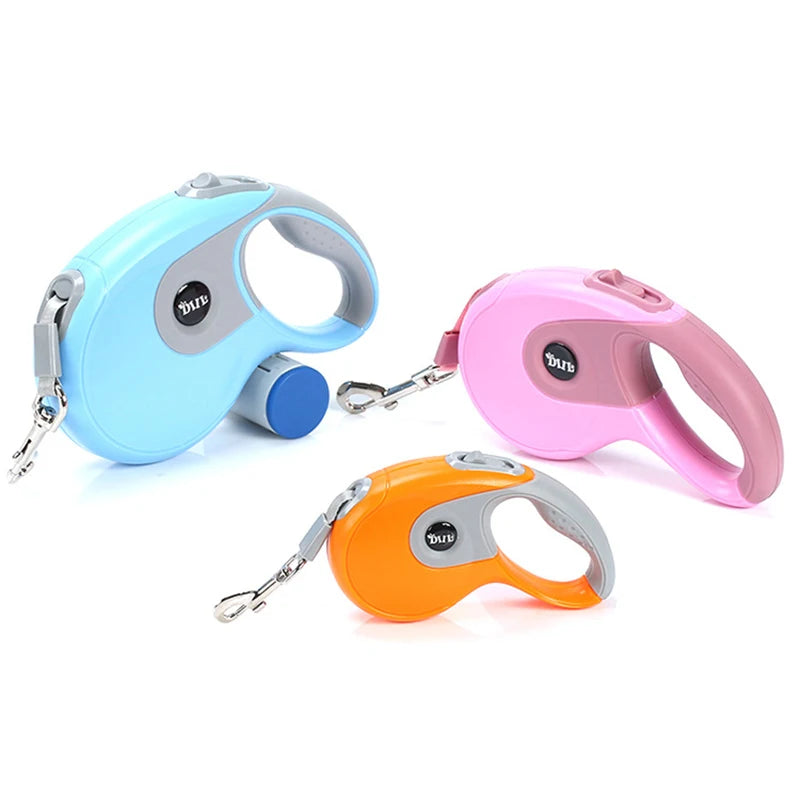 5m Durable Dog Leash Automatic Pet Accessories Belt Retractable Pet Leash for Dogs Leads Extending Dog Walking Leash Rope