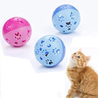 Funny Eco-Friendly 5cm Plastic Planet Ball Cat Toy Creative Color Interactive Kitten Training Chew Pet Supplies with Bell