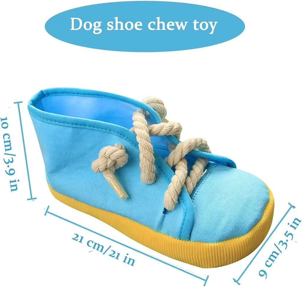 Shoe Dog Chew Toys for Small Medium Dogs Pet Dog Plush Animal Chewing Toy Pet Manufacturer Interactive Pet Toy