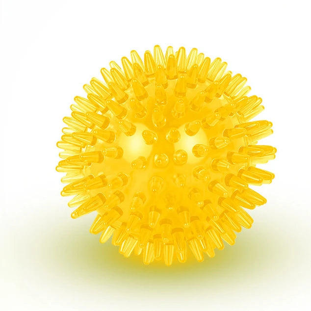 Large Spiky Dog Balls Dog Chew Toys for Aggressive Chewers Teething Puppies and Clean Teeth Interactive Squeaky Toy for Training