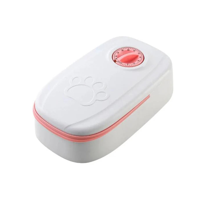 2 Meals Timed Automatic Dog Feeder Dual Bowls Smart Cat Food Dispenser Wet Dry Pet Food Dispenser Pet Feeder Cat Accessories