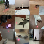 Electronic Pet Laser Pointers Cat Toys Multifunctional USB Charging Pen Interactive Funny Laser Cat Toys
