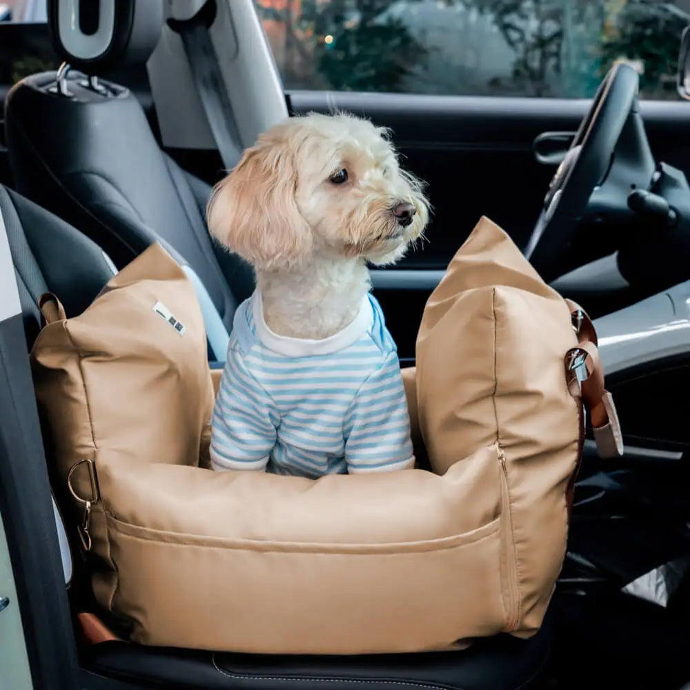 Waterproof Eco-Friendly Modern Dog Car Seat Travel Dog Bed Nest for Small Medium Dogs Puppy Detachable and Washable Pet Supplies